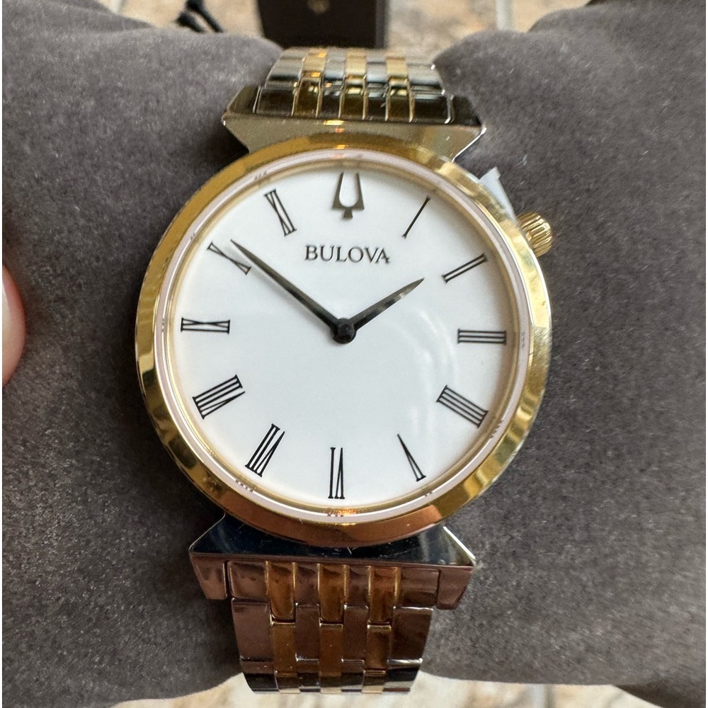Bulova Classic Quartz Ladies Watch, Two-Tone (model 98L264)